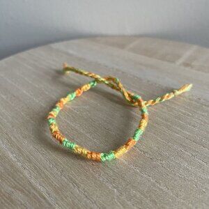 Annorra Bracelet, anklet, trendy, comfortable, tie, embroidery thread, woven